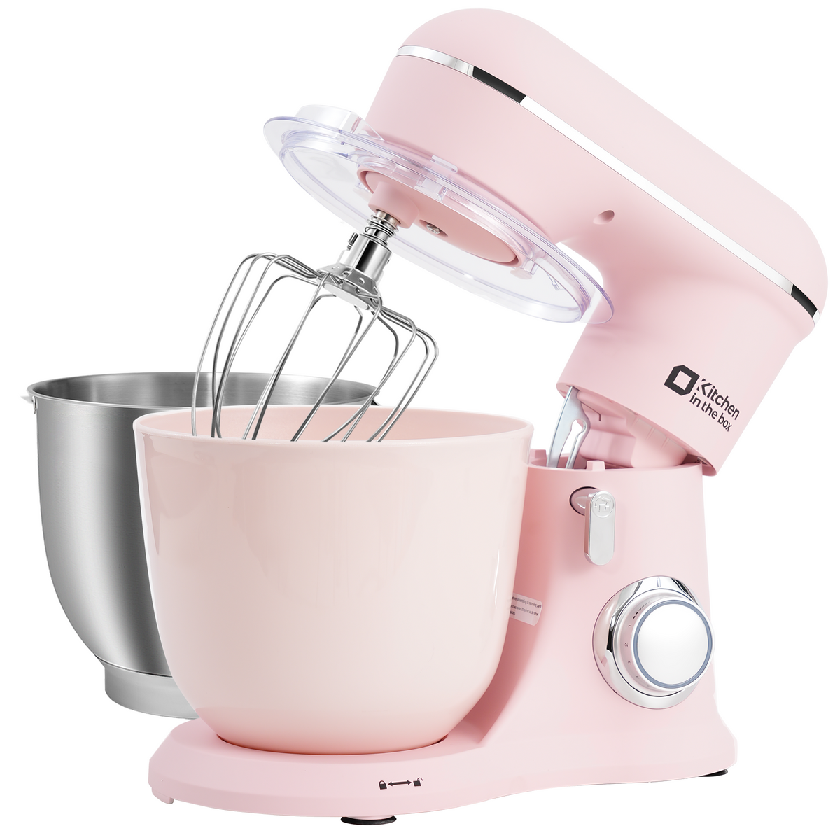 10 Speed Tilt-Head 4.5QT & 5QT Stand Mixer, Matte Food Mixer with Two Bowls, Egg Whisk, Dough Hook & Flat Beater for Daily Use