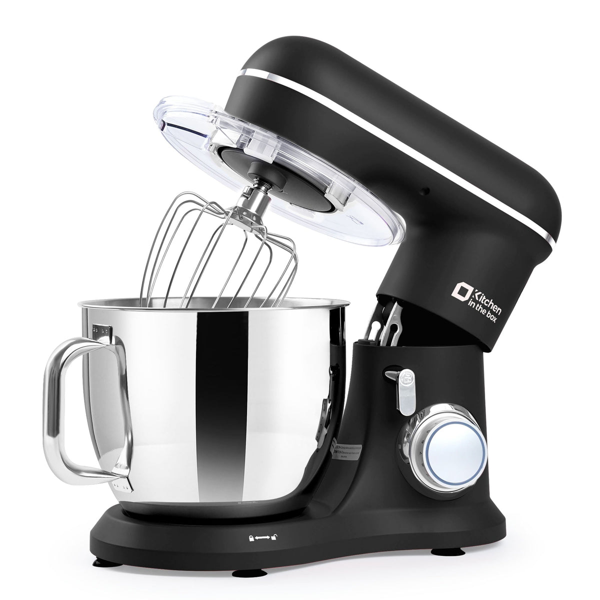 7QT Electric Stand Mixer, 900W Power, Tilt-Head, 10 Speeds, with Dough Hook, Whisk & Flat Beater, KSM70