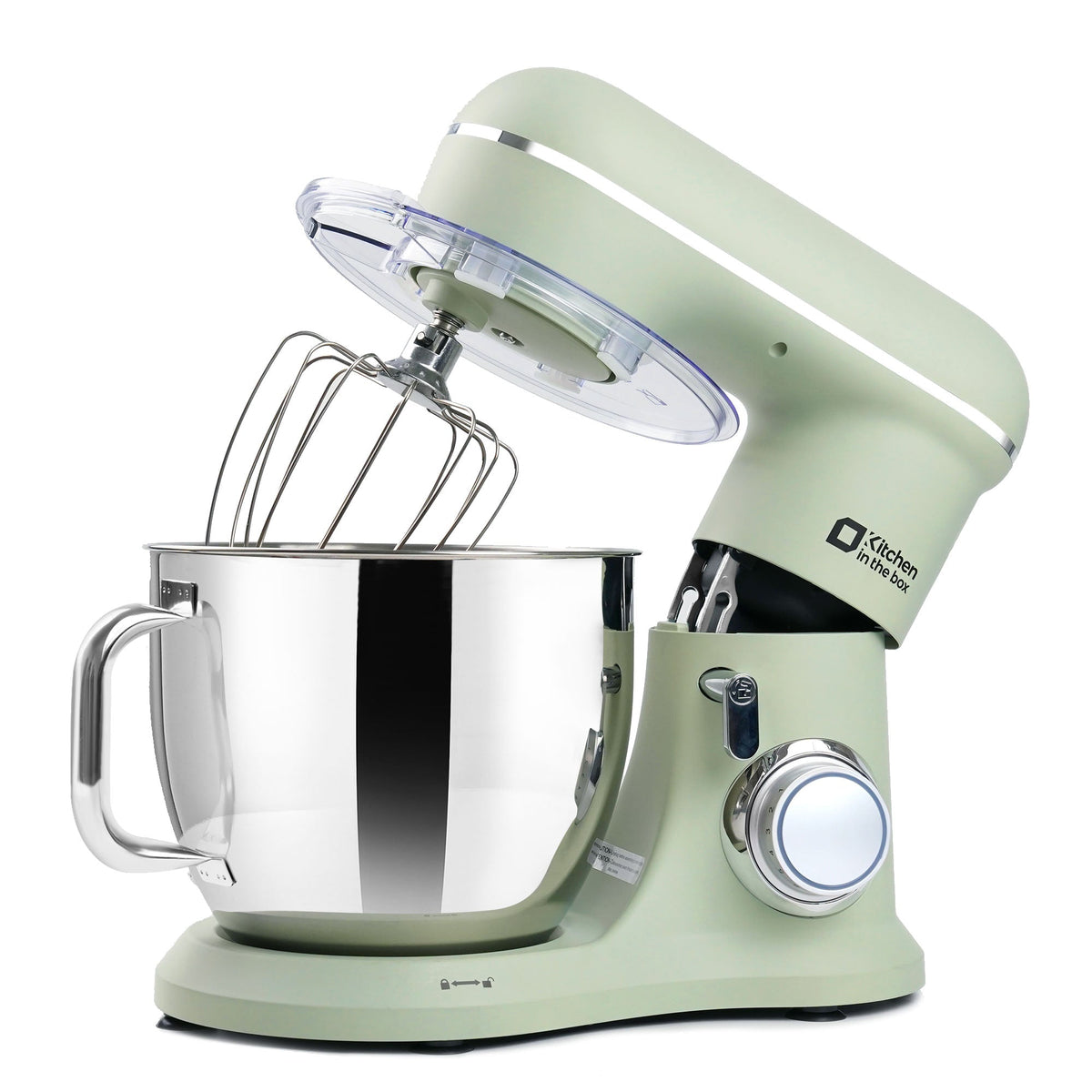 7QT Electric Stand Mixer, 900W Power, Tilt-Head, 10 Speeds, with Dough Hook, Whisk & Flat Beater, KSM70