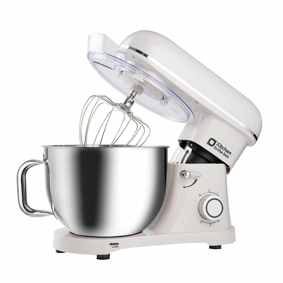 8.5QT Electric Stand Mixer, 900W Power, 6-Speed, Includes Egg Whisk, Dough Hook & Flat Beater, KSM85