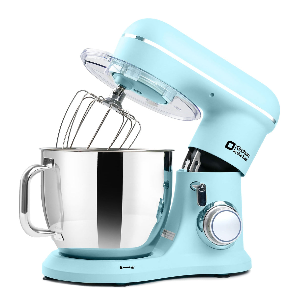 7QT Electric Stand Mixer, 900W Power, Tilt-Head, 10 Speeds, with Dough Hook, Whisk & Flat Beater, KSM70