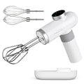 Electric Handheld Mixer with Whisks, Cordless, 6 Speeds, USB-C Charging, Knob Adjust, Digital Display