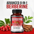 Advanced 8‑in‑1 Berberine Supplement with Cinnamon & Gymnema