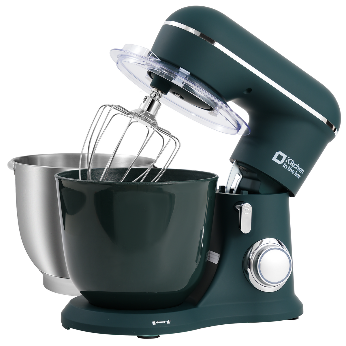 10 Speed Tilt-Head 4.5QT & 5QT Stand Mixer, Matte Food Mixer with Two Bowls, Egg Whisk, Dough Hook & Flat Beater for Daily Use
