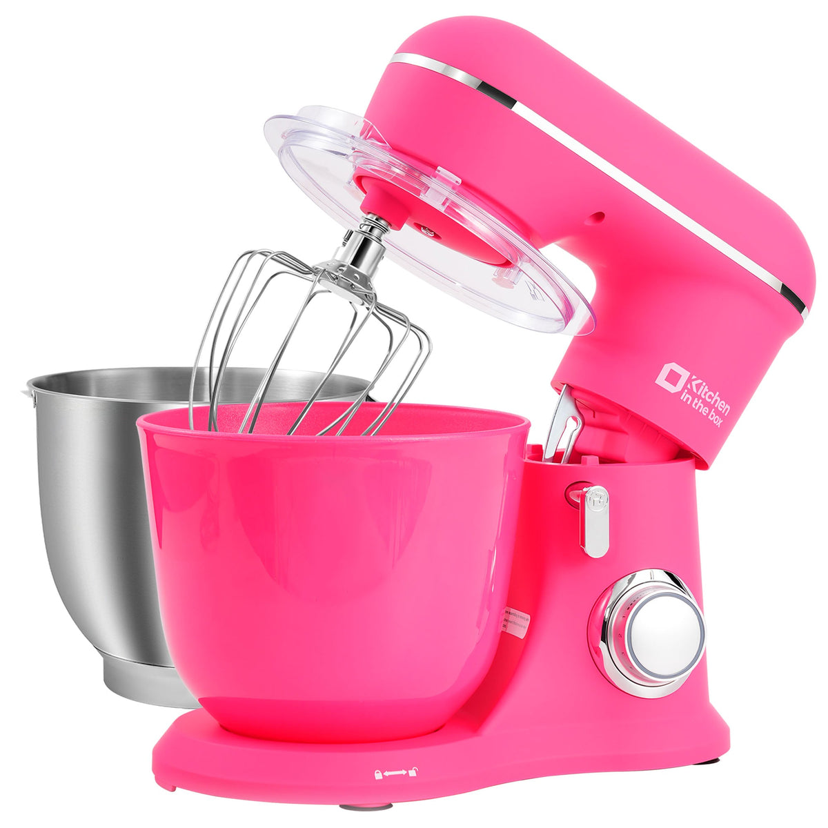 10 Speed Tilt-Head 4.5QT & 5QT Stand Mixer, Matte Food Mixer with Two Bowls, Egg Whisk, Dough Hook & Flat Beater for Daily Use