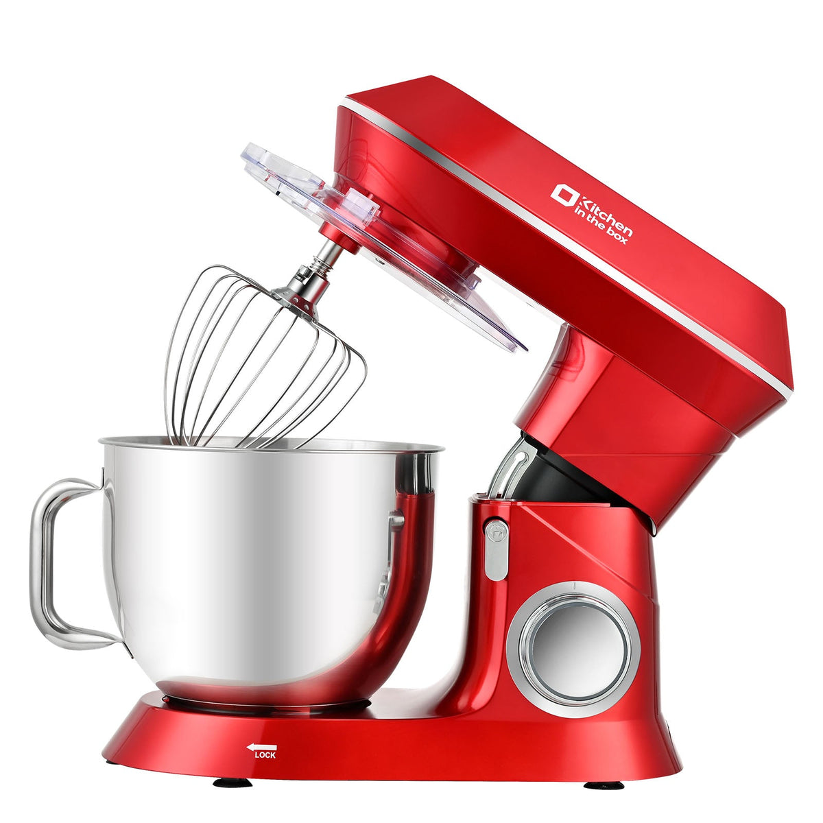 900W 7.5QT Kitchen Electric Mixer, 6-Speed Tilt-Head Food Mixer for Baking with Dough Hook,Wire Whip,Beater - KSM75