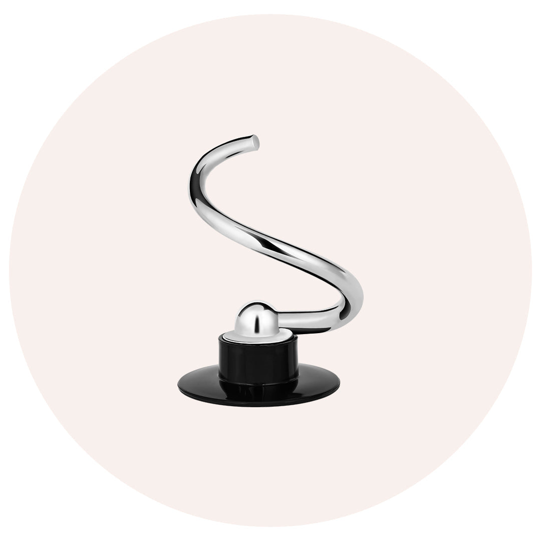 Stand Mixer Dough Hook, 3.2QT Small Stand Mixer replacement accessories, Stainless steel