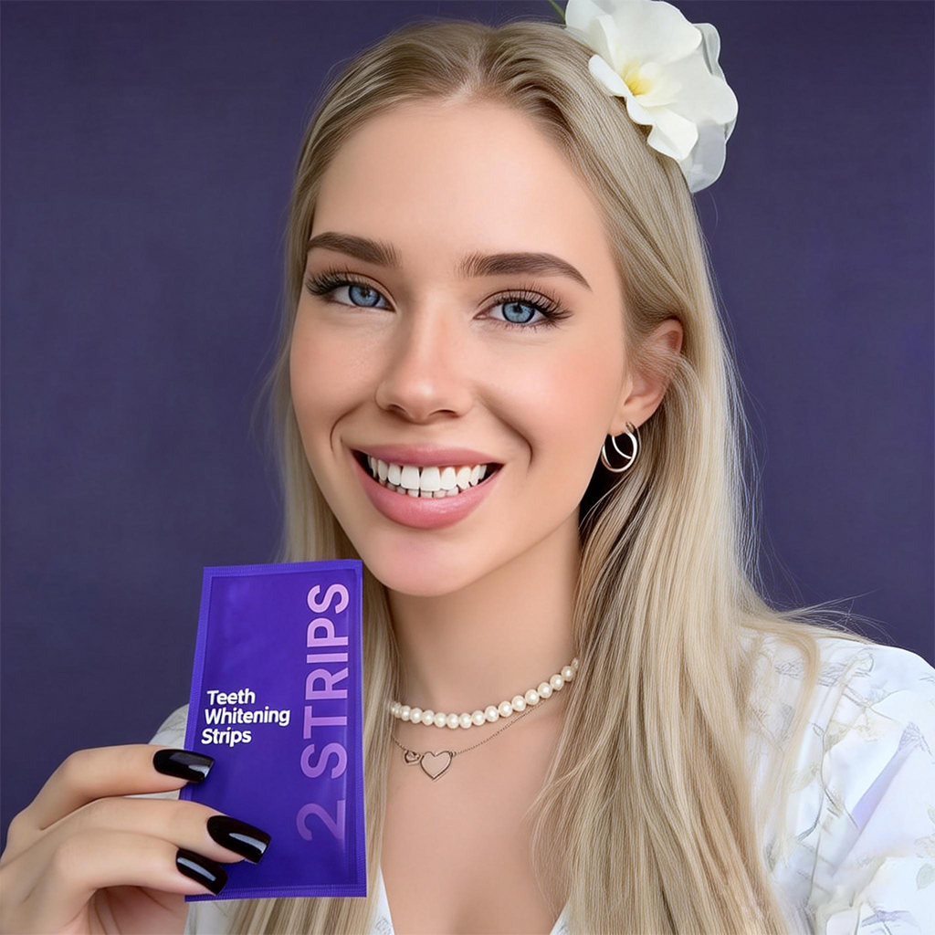 Purple Teeth Whitening Strips