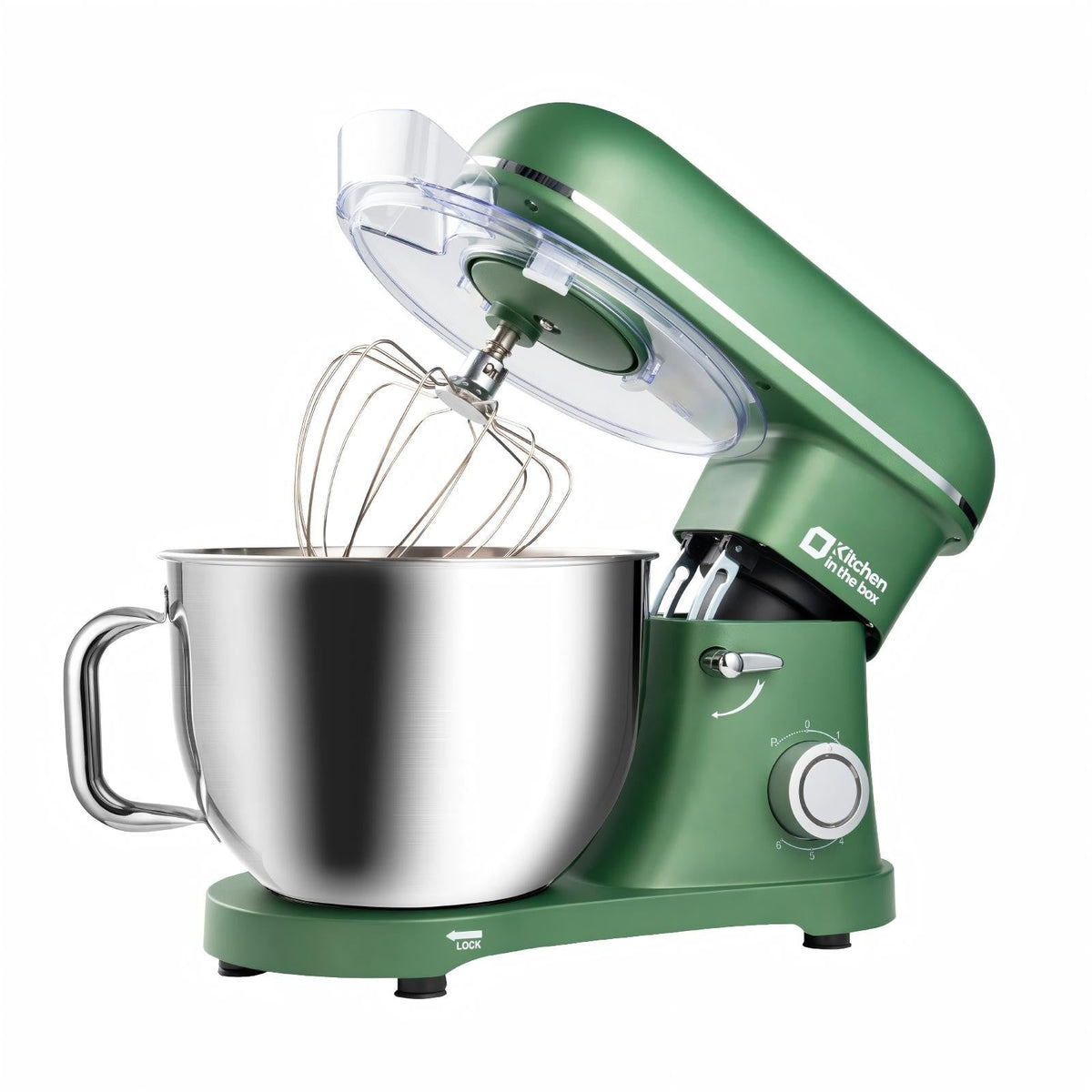 8.5QT Electric Stand Mixer, 900W Power, 6-Speed, Includes Egg Whisk, Dough Hook & Flat Beater, KSM85