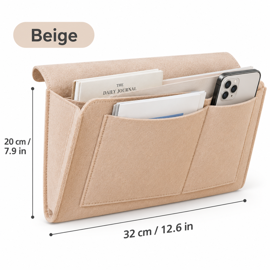 Bedside Hanging Organizer, Convenient Storage for Daily Essentials