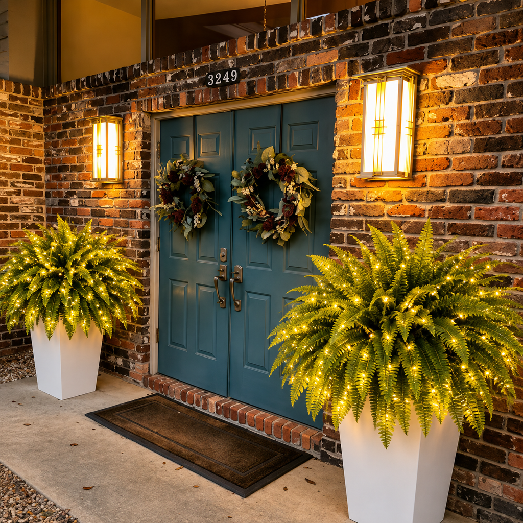 💛Glowing Boston Ferns– 🌿 Zero Watering, Zero Maintenance