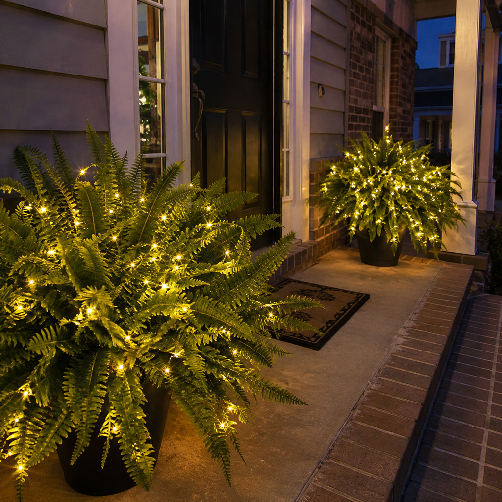 💛Glowing Boston Ferns– 🌿 Zero Watering, Zero Maintenance