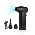 Powerful Turbo Mini Jet Fan, Rechargeable Portable Compact Handheld Fan