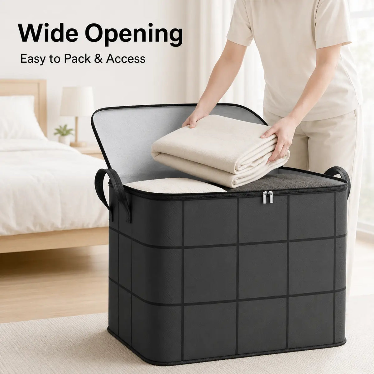 Dust‑Proof Comforter & Bedding Storage Organizer