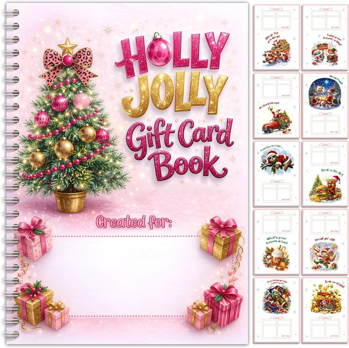 🎄 Christmas Gift Card Book – A Surprise on Every Page