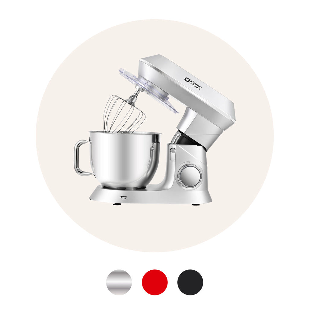 900W 7.5QT Kitchen Electric Mixer, 6-Speed Tilt-Head Food Mixer for Baking with Dough Hook,Wire Whip,Beater - KSM75