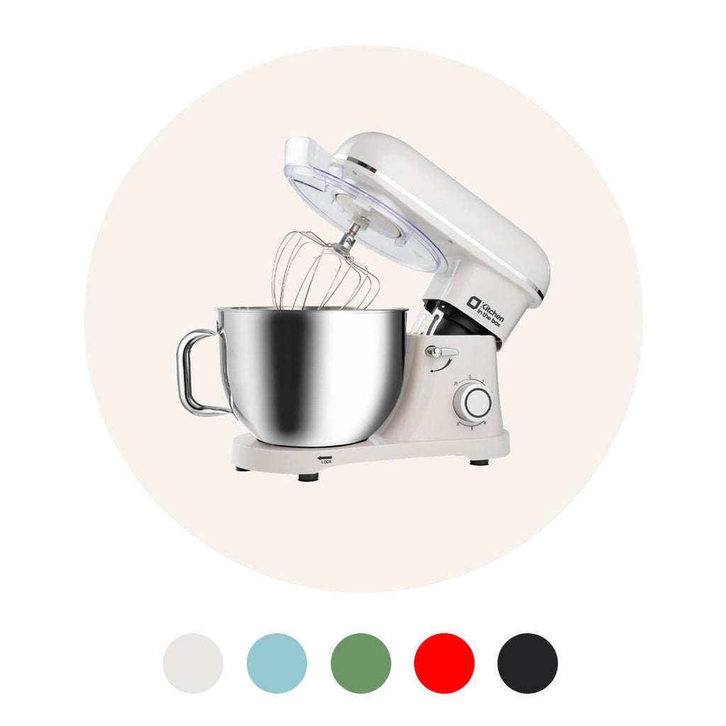 8.5QT Electric Stand Mixer, 900W Power, 6-Speed, Includes Egg Whisk, Dough Hook & Flat Beater, KSM85