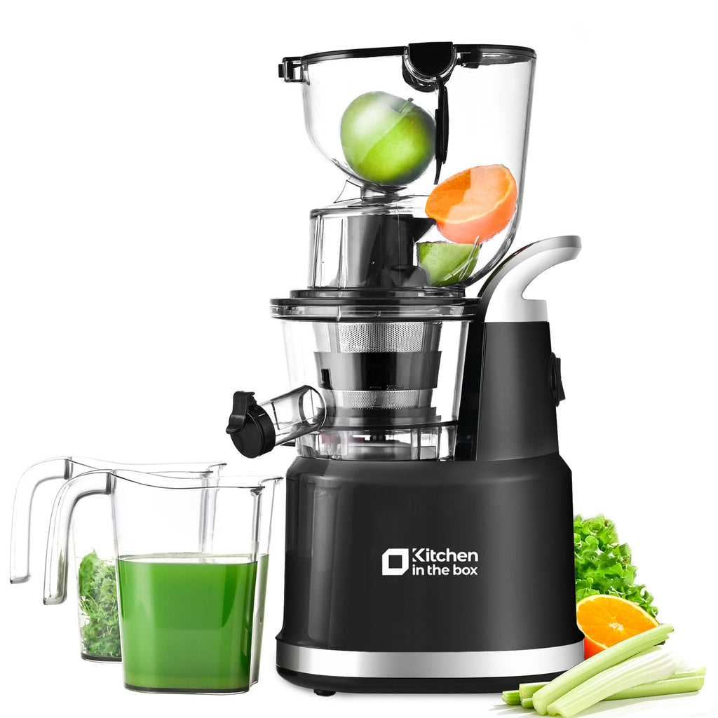 Cold Press Juicer, 83mm Wide Chute for Whole Fruits, BPA-Free, High Juice Yield, Slow Masticating, Easy to Clean