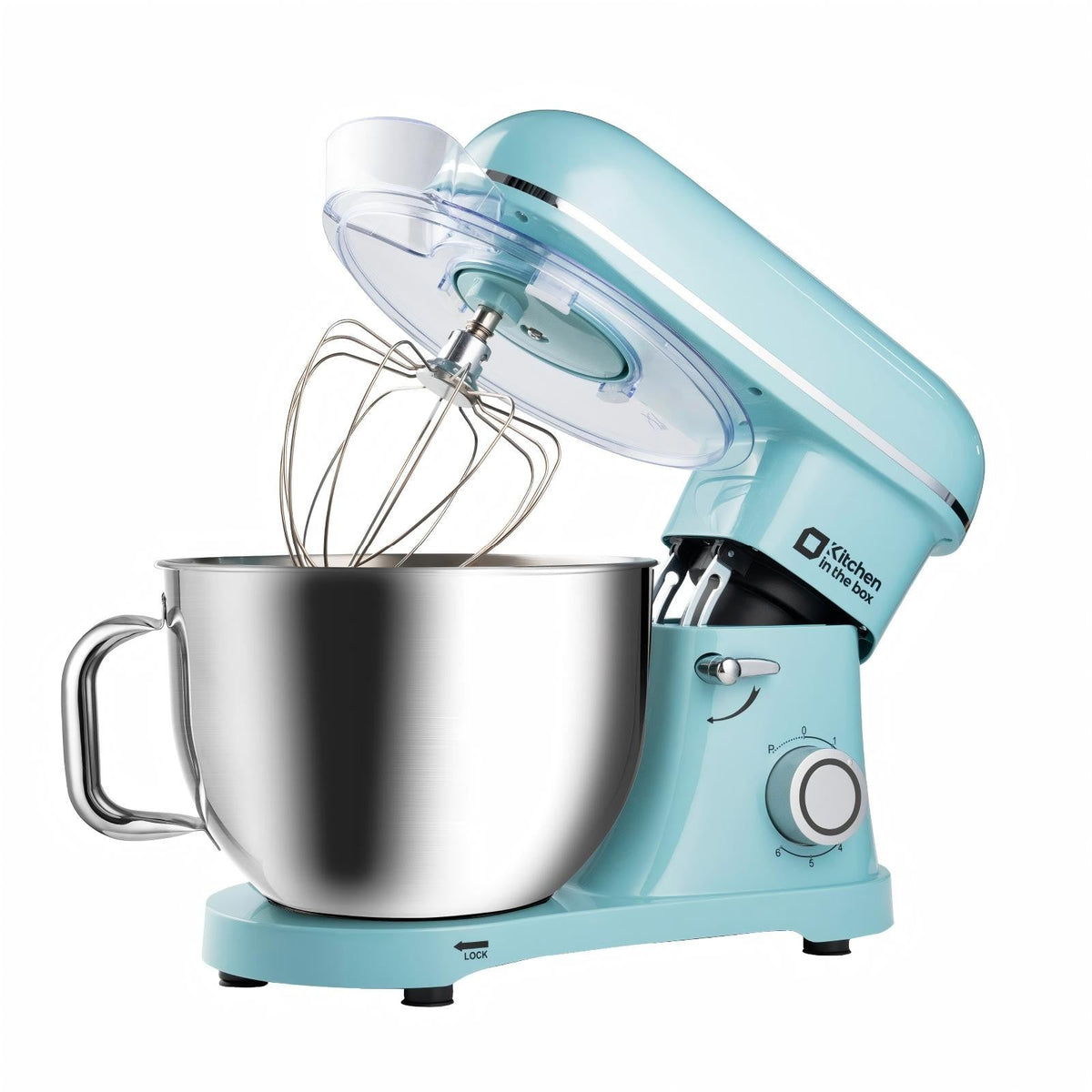 8.5QT Electric Stand Mixer, 900W Power, 6-Speed, Includes Egg Whisk, Dough Hook & Flat Beater, KSM85