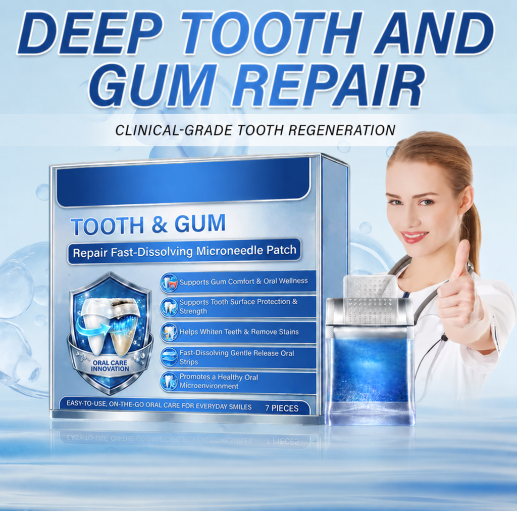 Tooth & Gum Care Fast-Dissolving Microneedle Patch