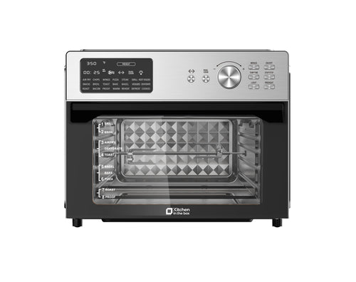 32QT 21-in-1 Digital Air Fryer Toaster Oven Combo, 1800W Countertop Convection Oven with Rotisserie, Dehydrate, 6 Accessories