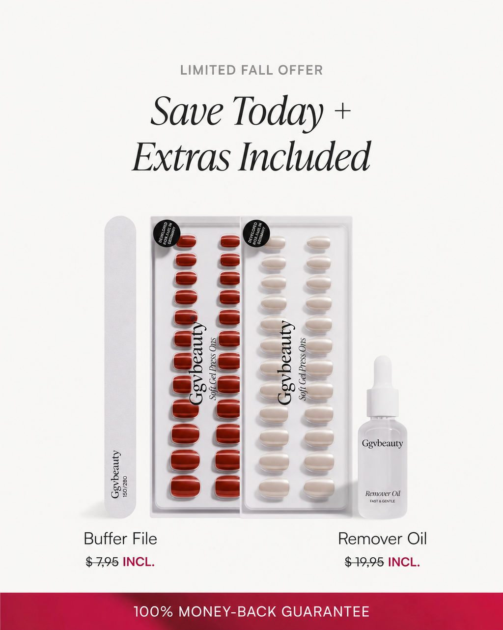 Fall Starter Set - Soft Gel Press Ons