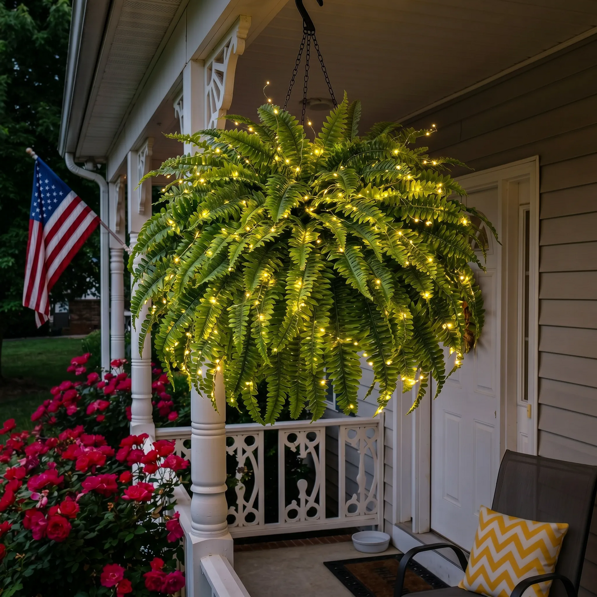 💛Glowing Boston Ferns– 🌿 Zero Watering, Zero Maintenance