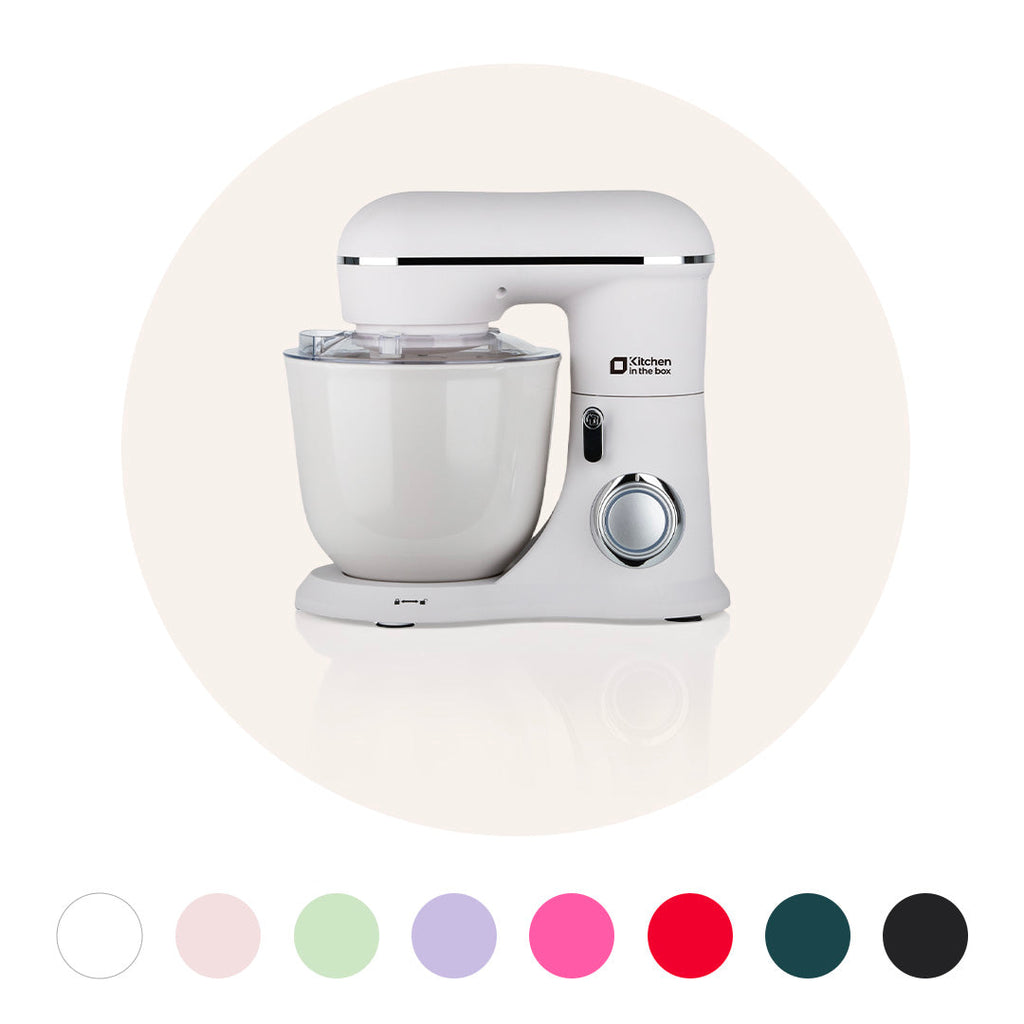 10 Speed Tilt-Head 4.5QT & 5QT Stand Mixer, Matte Food Mixer with Two Bowls, Egg Whisk, Dough Hook & Flat Beater for Daily Use