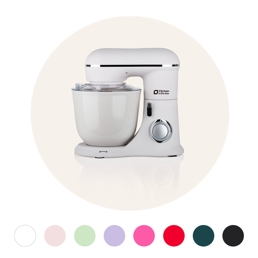 10 Speed Tilt-Head 4.5QT & 5QT Stand Mixer, Matte Food Mixer with Two Bowls, Egg Whisk, Dough Hook & Flat Beater for Daily Use