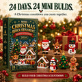 🎄 24-Day Mini Christmas Ornament Advent Calendar | 24 unique festive buildable designs with hanging loops