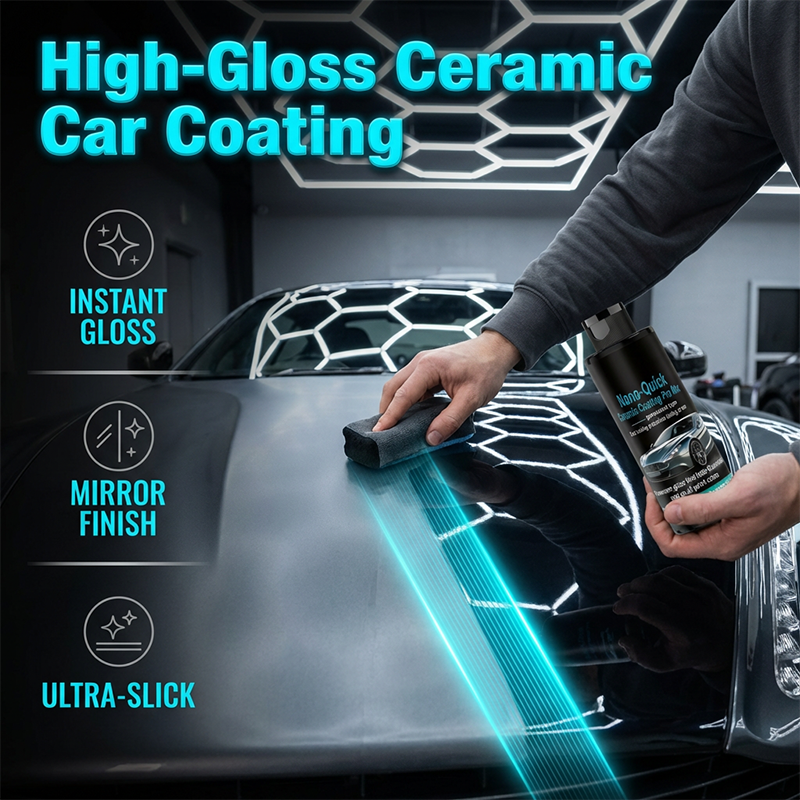 High-Gloss Hydrophobic Nano Ceramic Coating Spray