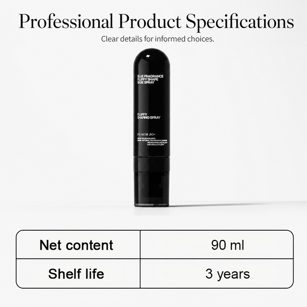 ⭐90ml Fluffy Hair Shaping Spray, Long‑Lasting Volumizing Mist with Sweet Peach Fragrance